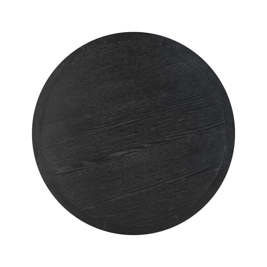 SwayLiving Sahara Black Oak Round Dining Table DINING TABLES