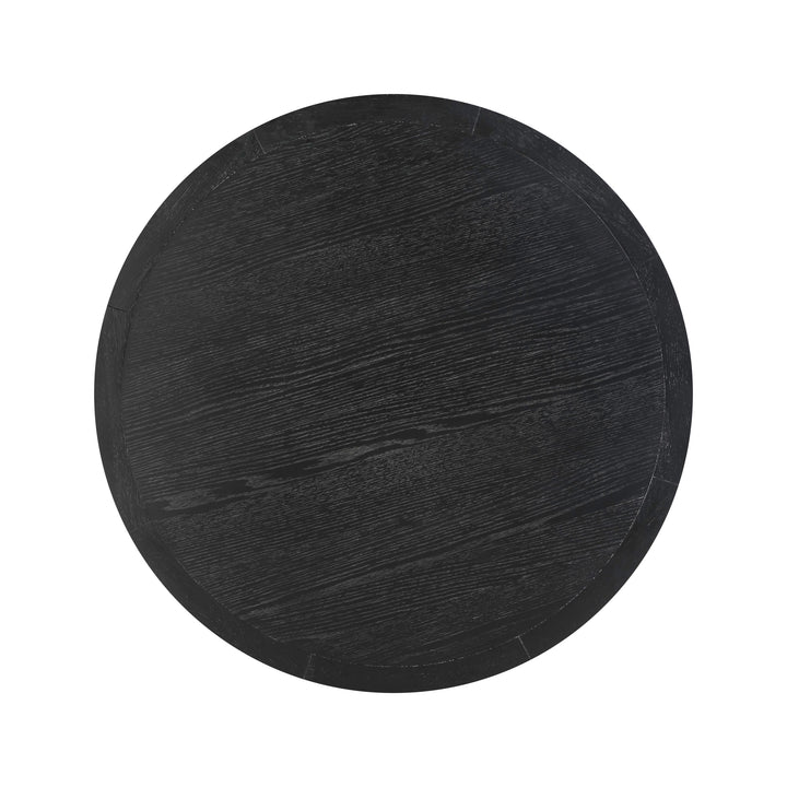 SwayLiving Sahara Black Oak Round Dining Table DINING TABLES
