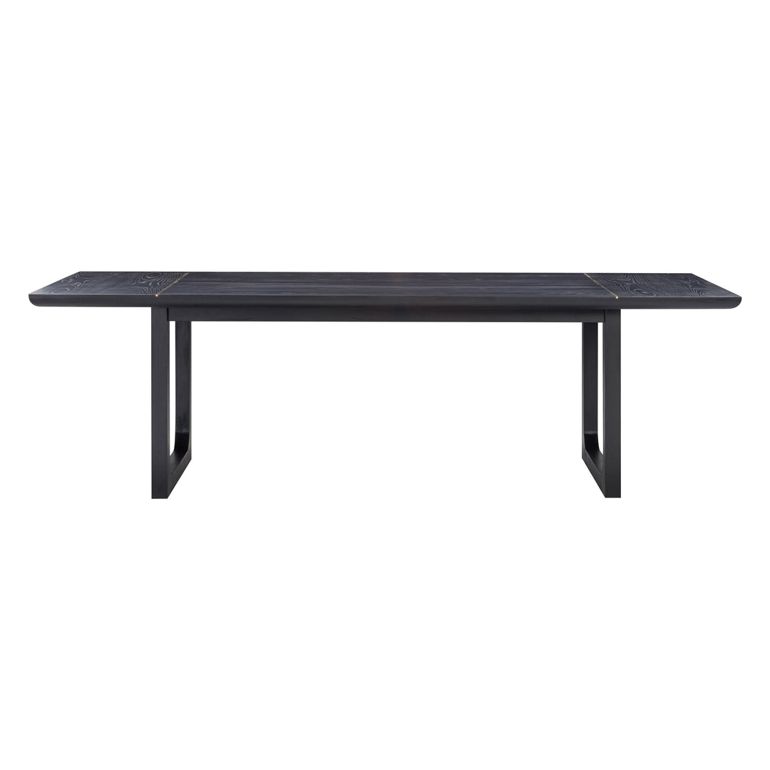 SwayLiving Shiloh Black Ash Rectangular Dining Table DINING TABLES