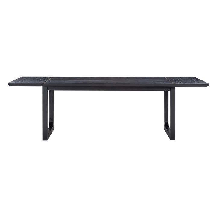 SwayLiving Shiloh Black Ash Rectangular Dining Table DINING TABLES