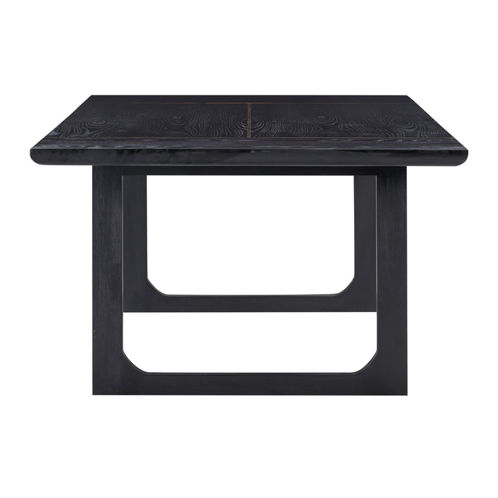 SwayLiving Shiloh Black Ash Rectangular Dining Table DINING TABLES