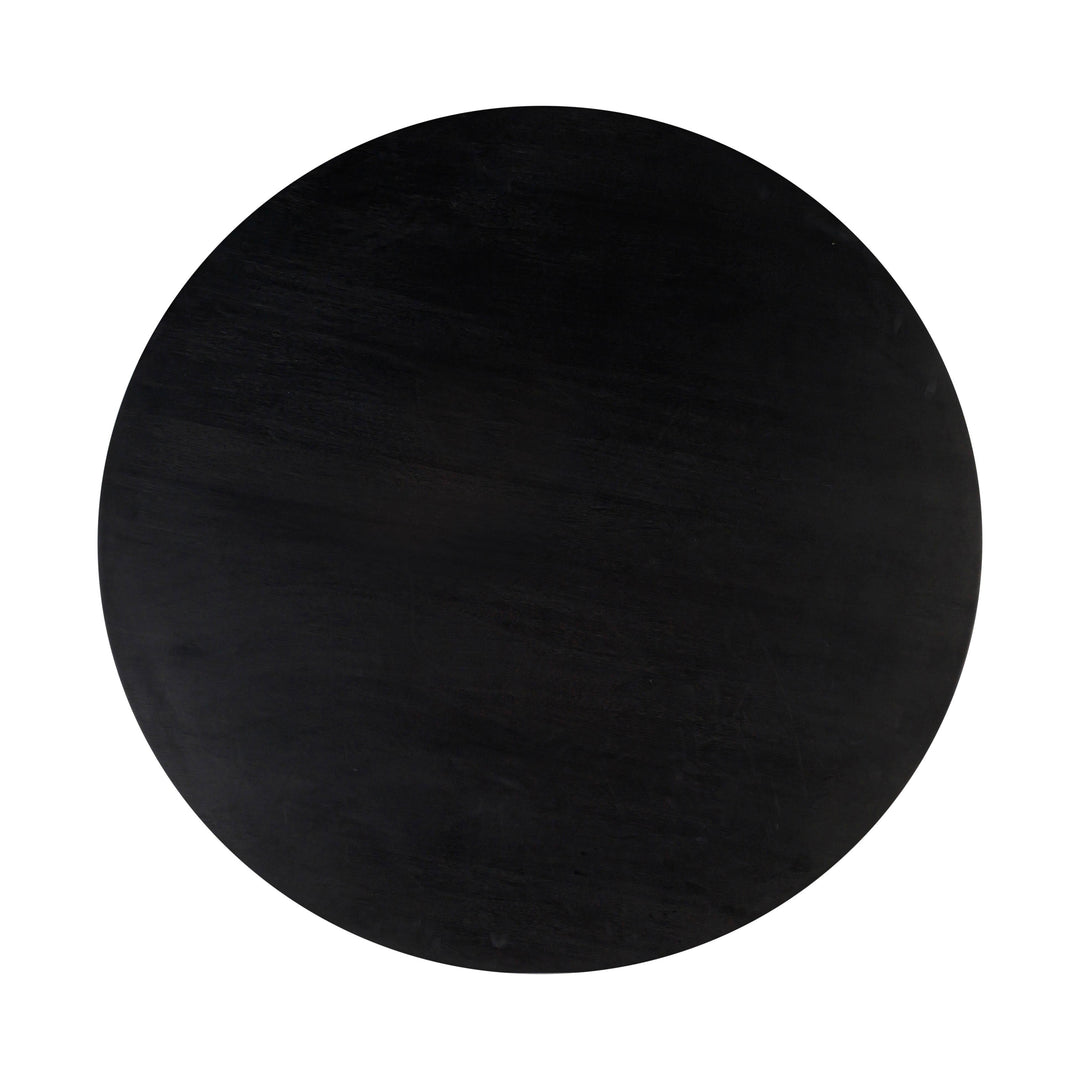 SwayLiving Gevra Black Acacia & Faux Plaster Dining Table DINING TABLES