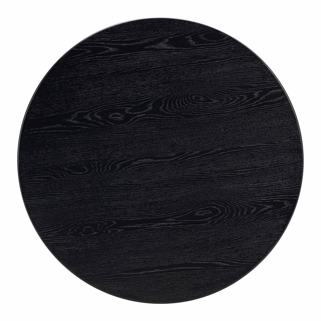 SwayLiving Chelsea Black Oak Round Dining Table DINING TABLES
