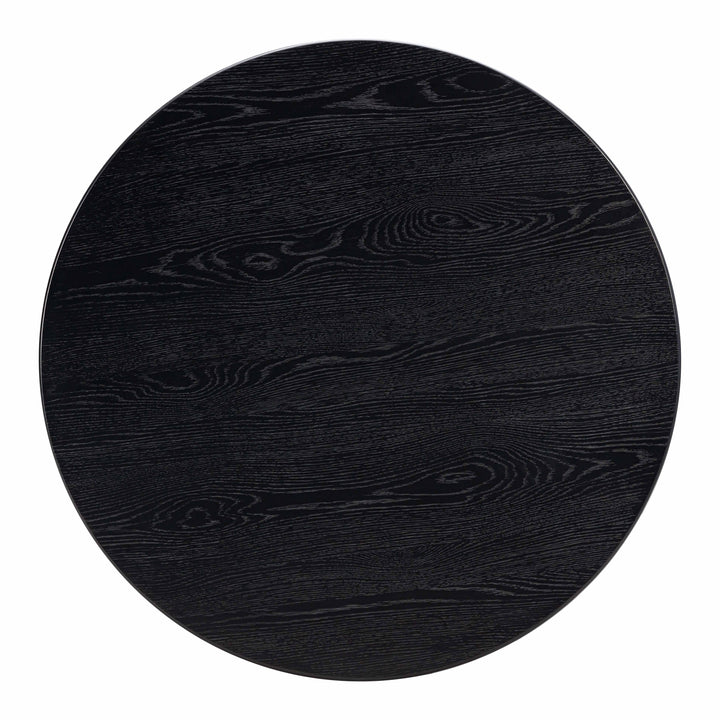 SwayLiving Chelsea Black Oak Round Dining Table DINING TABLES
