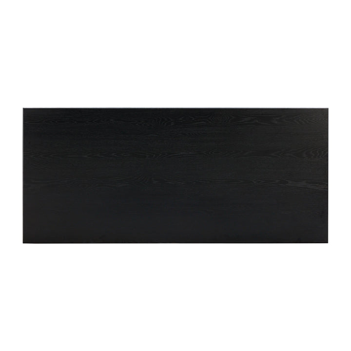 SwayLiving Chelsea Black Oak Rectangular Dining Table DINING TABLES