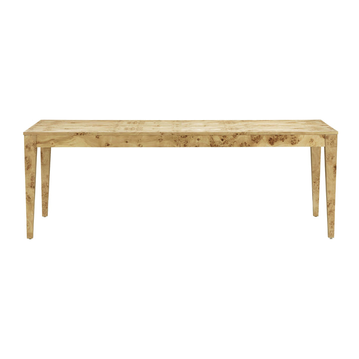 SwayLiving Brandyss Natural Burl Rectangular Dining Table DINING TABLES