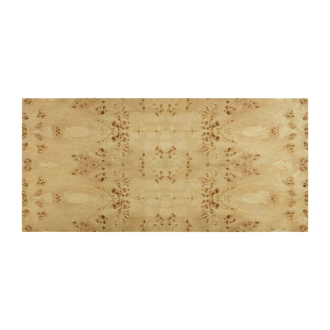 SwayLiving Brandyss Natural Burl Rectangular Dining Table DINING TABLES