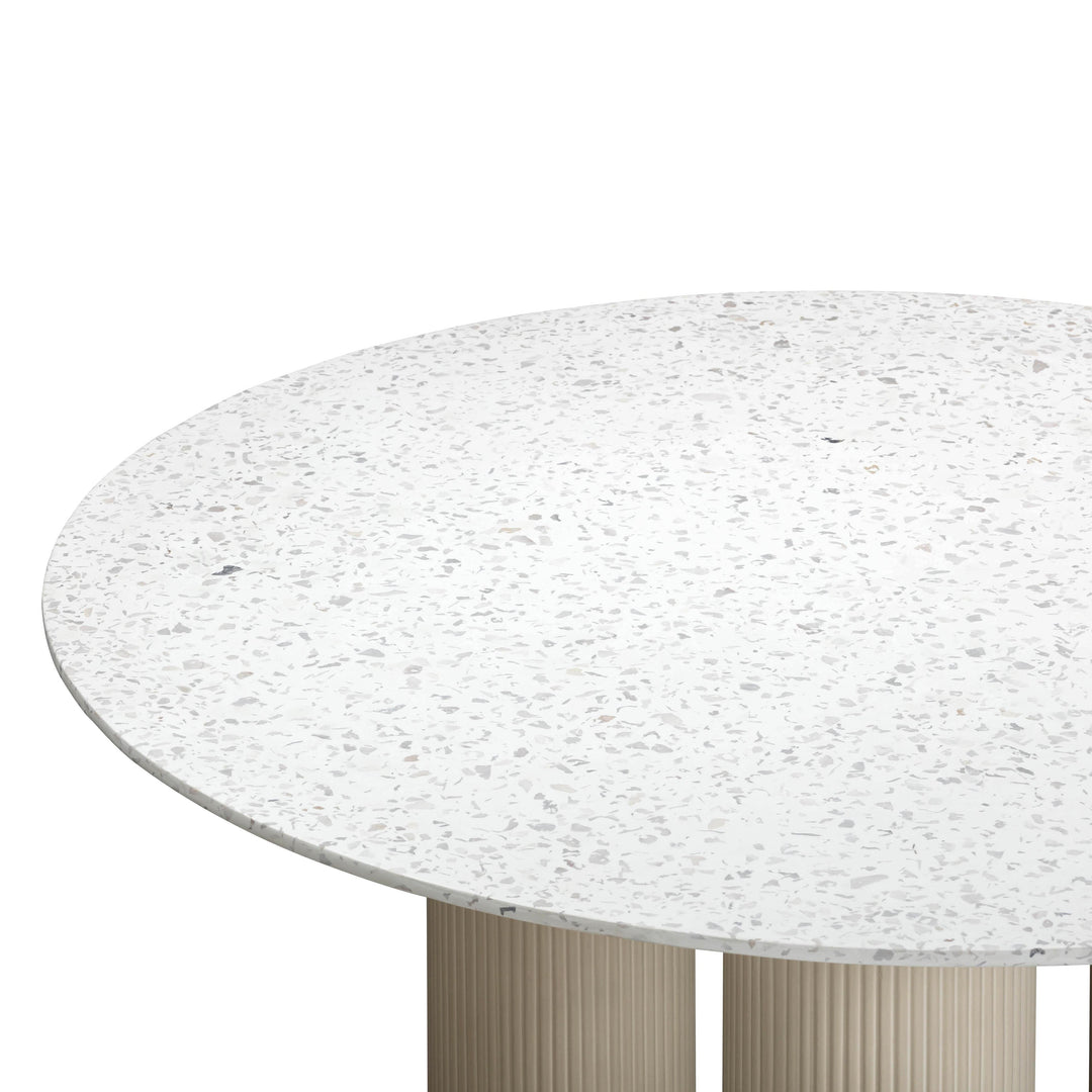 SwayLiving Parcino Terrazzo Concrete Indoor / Outdoor Dining Table OUTDOOR DINING TABLES