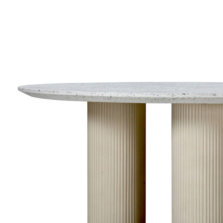 SwayLiving Parcino Terrazzo Concrete Indoor / Outdoor Dining Table OUTDOOR DINING TABLES