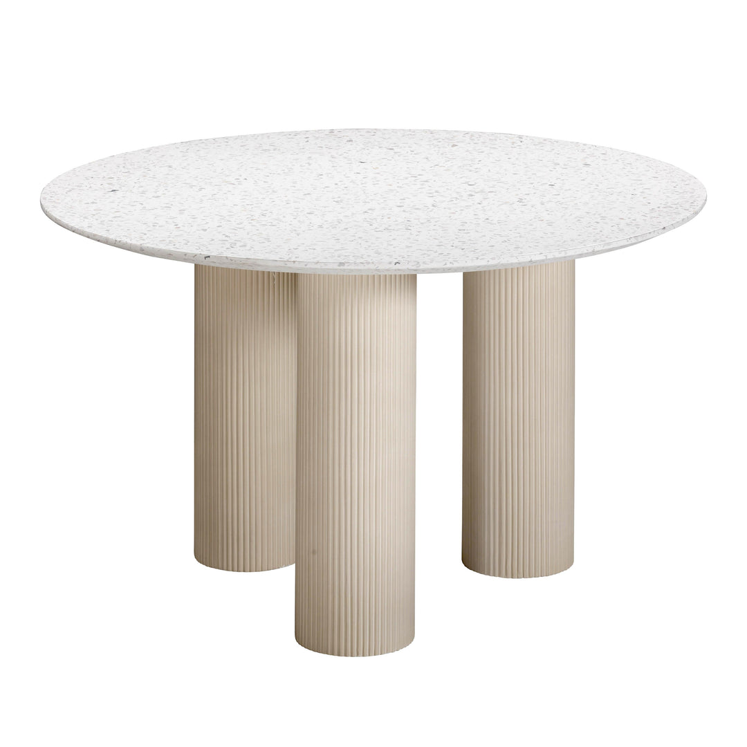 SwayLiving Parcino Terrazzo Concrete Indoor / Outdoor Dining Table OUTDOOR DINING TABLES
