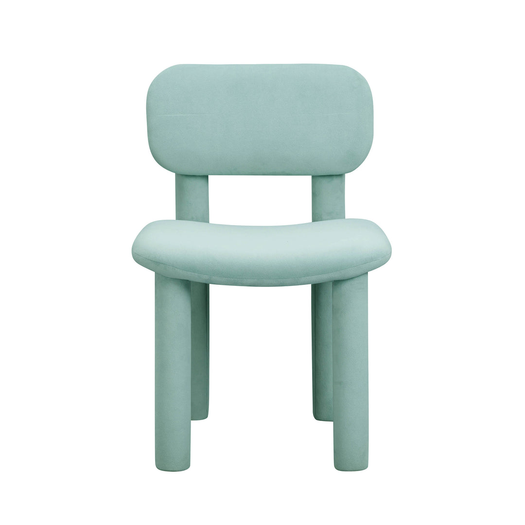 SwayLiving Elise Pale Blue Velvet Dining Chair - Set of 2 DINING CHAIRS