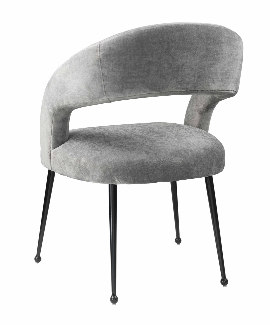SwayLiving Rocco Slub Grey Dining Chair - Set of 2 DINING CHAIRS