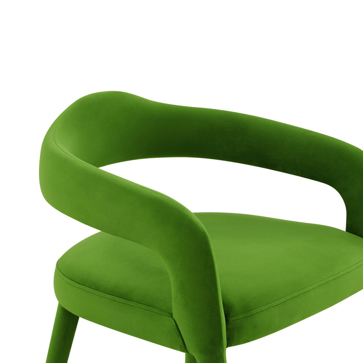 SwayLiving Lucia Green Velvet Dining Chair - Set of 2 DINING CHAIRS