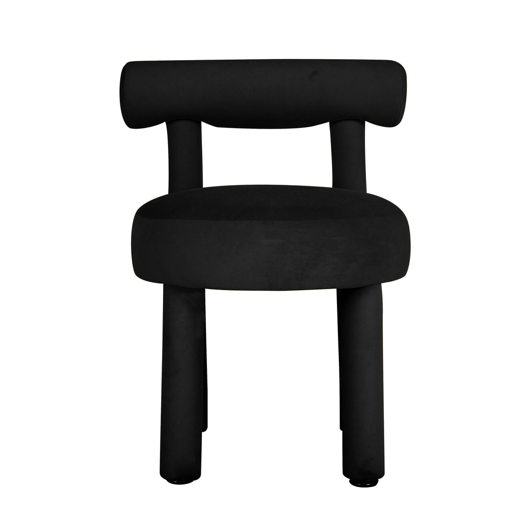 SwayLiving Carmel Black Velvet Dining Chair - Set of 2 DINING CHAIRS