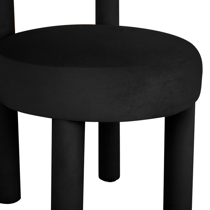 SwayLiving Carmel Black Velvet Dining Chair - Set of 2 DINING CHAIRS