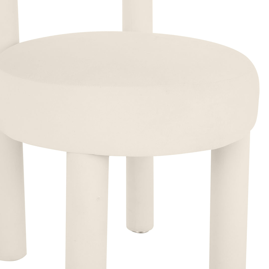 SwayLiving Carmel Cream Velvet Dining Chair - Set of 2 DINING CHAIRS