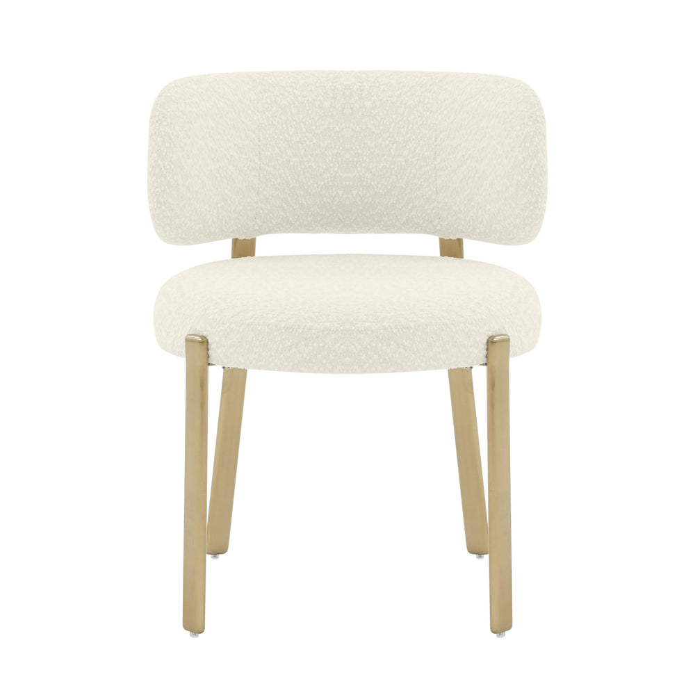 SwayLiving Margaret Cream Boucle Dining Chair - Set of 2 DINING CHAIRS