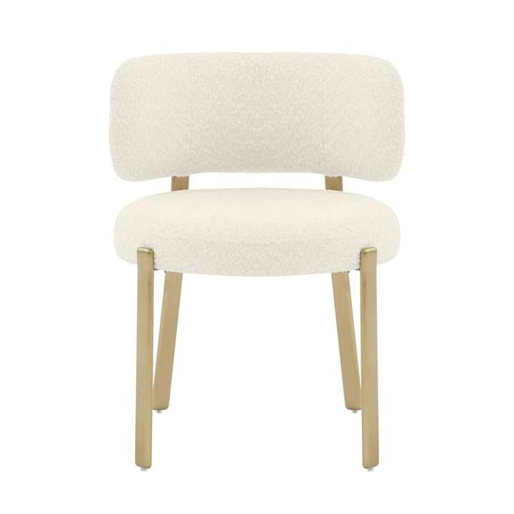 SwayLiving Margaret Cream Boucle Dining Chair - Set of 2 DINING CHAIRS