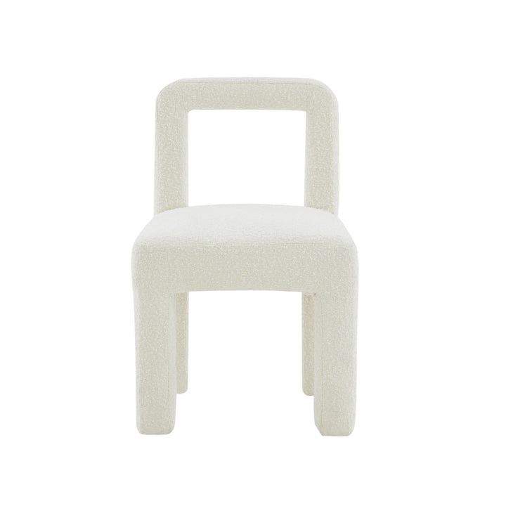 SwayLiving Hazel Cream Boucle Dining Chair - Set of 2 DINING CHAIRS