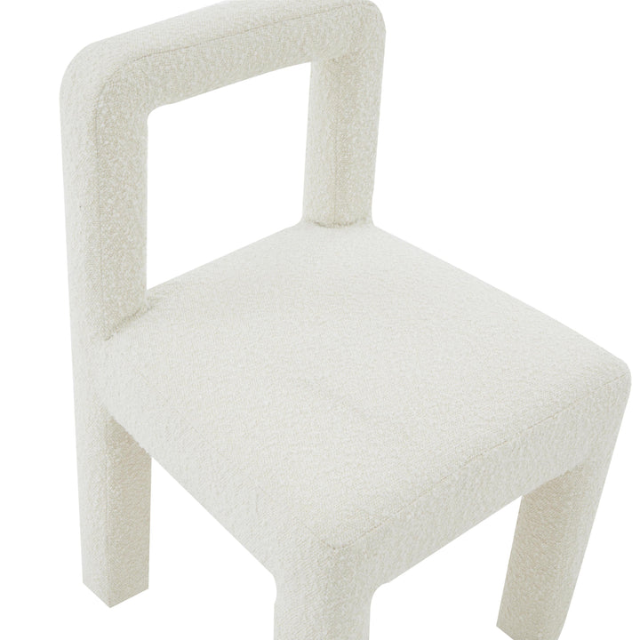 SwayLiving Hazel Cream Boucle Dining Chair - Set of 2 DINING CHAIRS