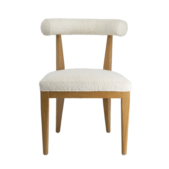 SwayLiving Palla Cream Boucle Dining Chair - Set of 2 DINING CHAIRS