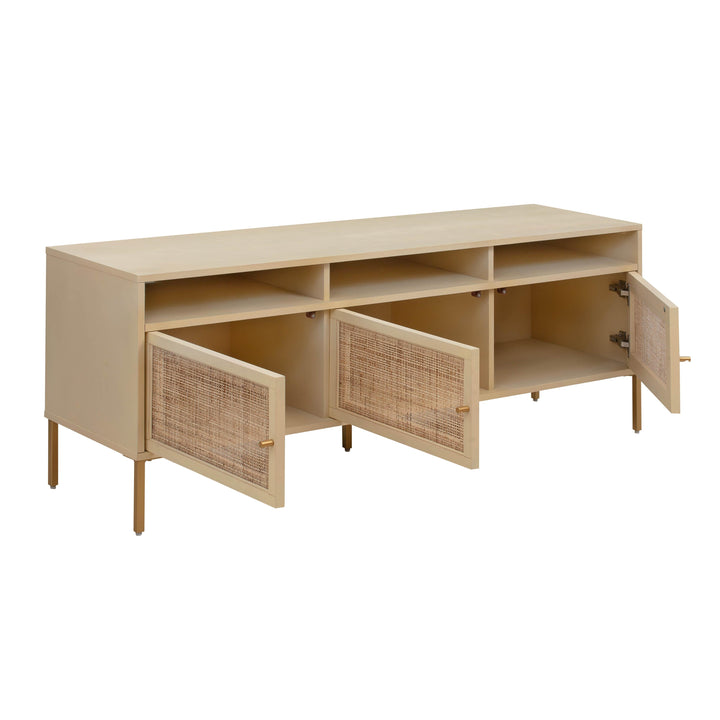 SwayLiving Sierra Buttermilk Media Console MEDIA + TV STANDS