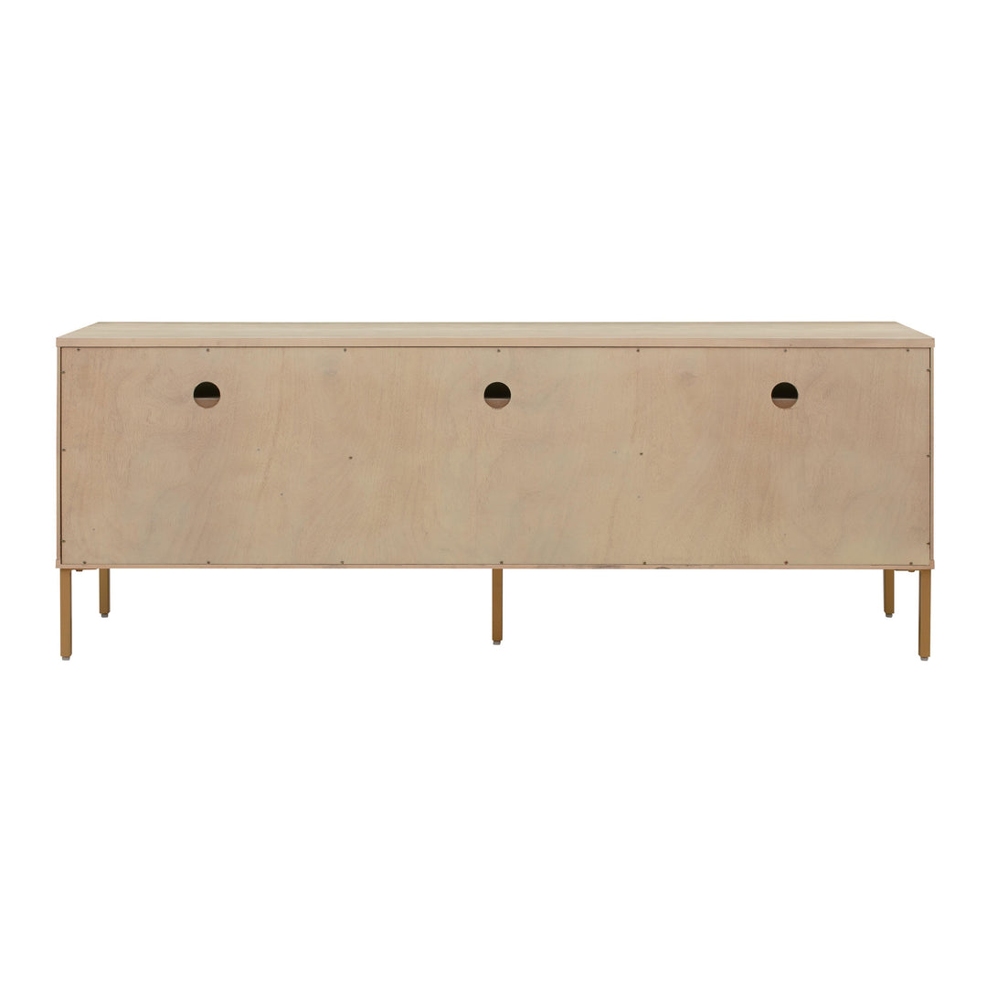 SwayLiving Sierra Buttermilk Media Console MEDIA + TV STANDS