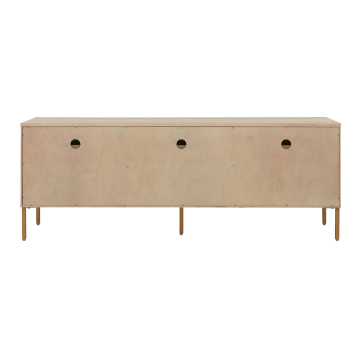 SwayLiving Sierra Buttermilk Media Console MEDIA + TV STANDS