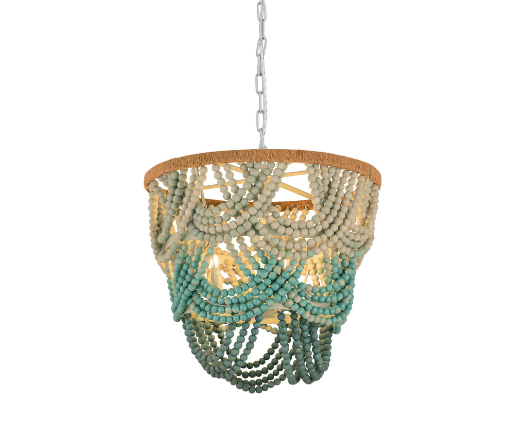 SwayLiving Jade Beaded Chandelier CHANDELIERS