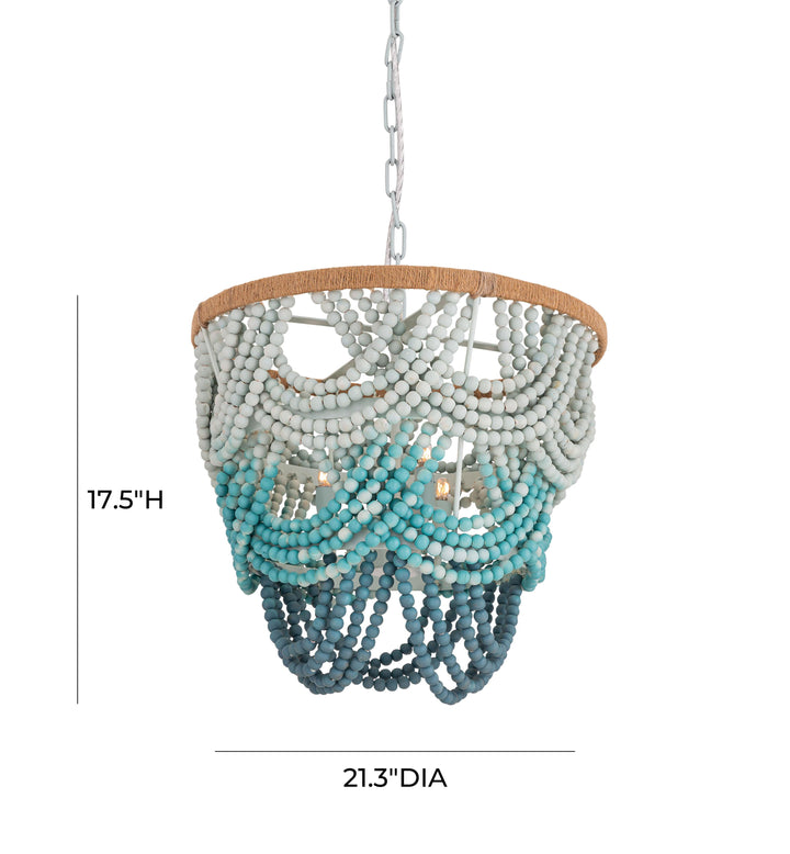 SwayLiving Jade Beaded Chandelier CHANDELIERS