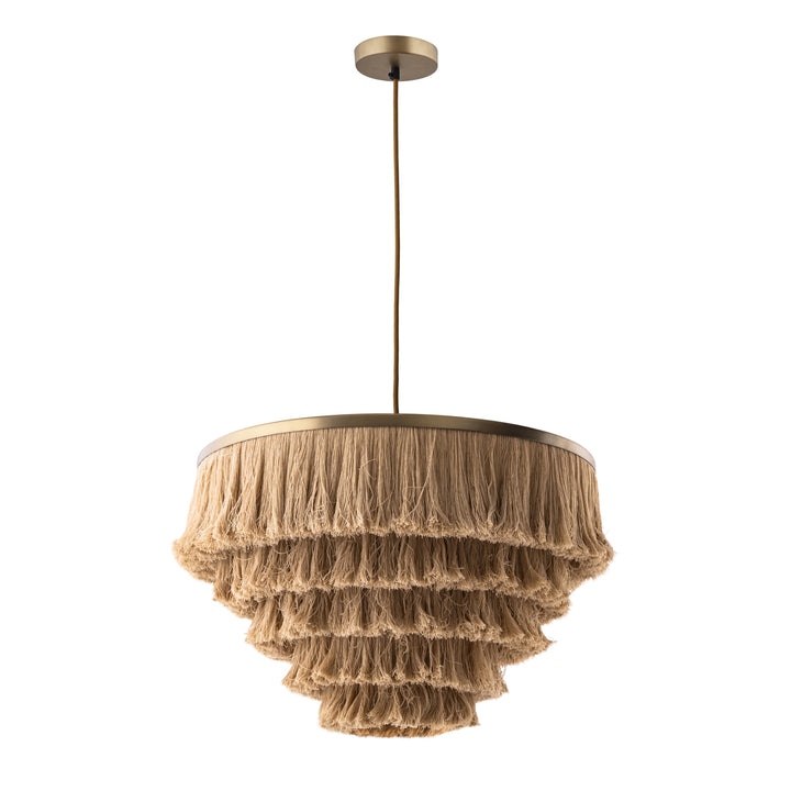 SwayLiving Sarai Natural Fringe Pendant PENDANT LIGHTING