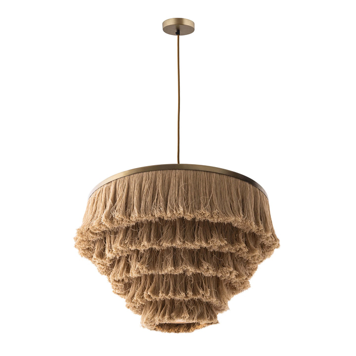 SwayLiving Sarai Natural Fringe Pendant PENDANT LIGHTING