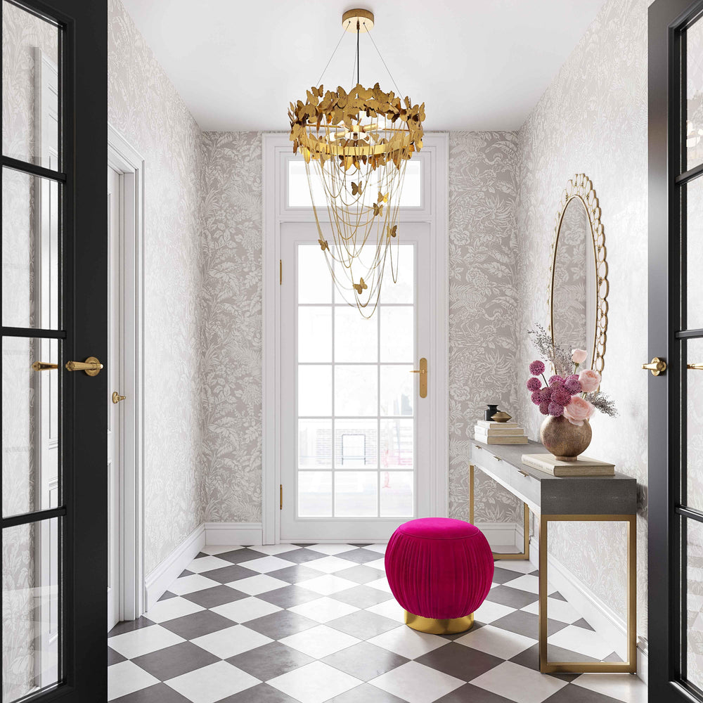 SwayLiving Butterfly Gold Chandelier CHANDELIERS