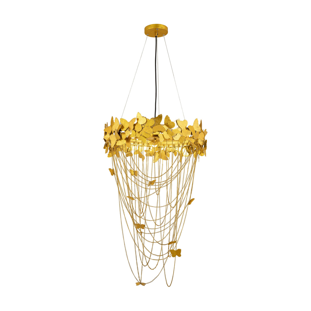 SwayLiving Butterfly Gold Chandelier CHANDELIERS