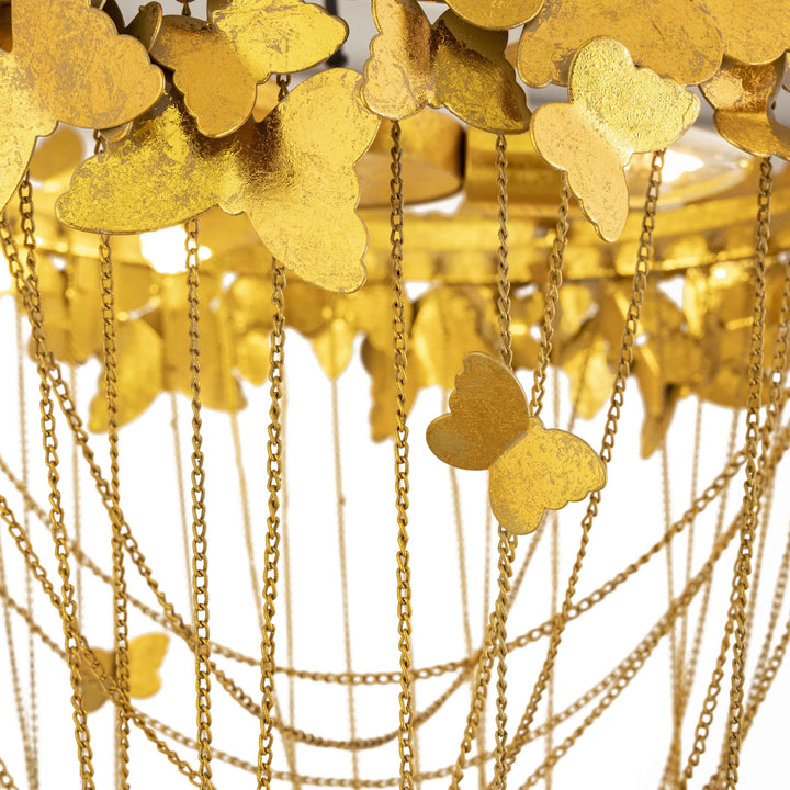 SwayLiving Butterfly Gold Chandelier CHANDELIERS