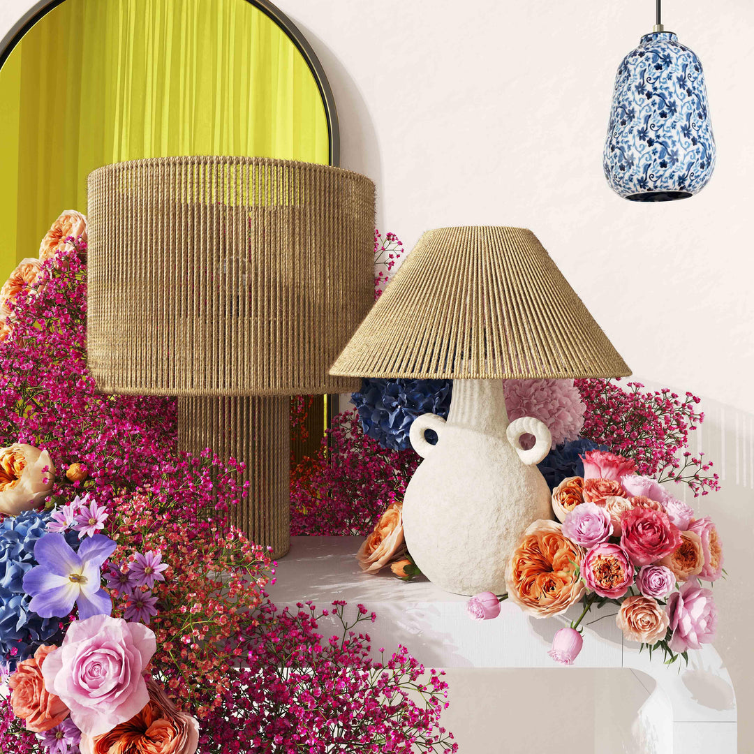 SwayLiving Hope Natural Large Table Lamp TABLE LAMPS