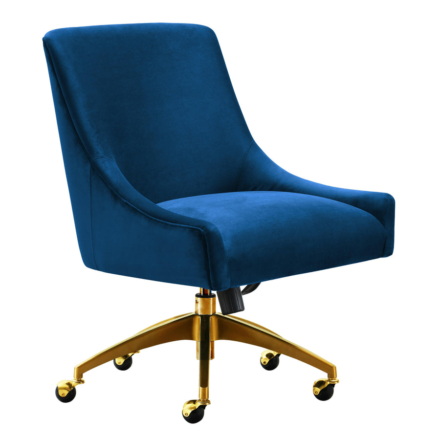 SwayLiving Beatrix Navy Office Swivel Chair ACCENT + LOUNGE CHAIRS