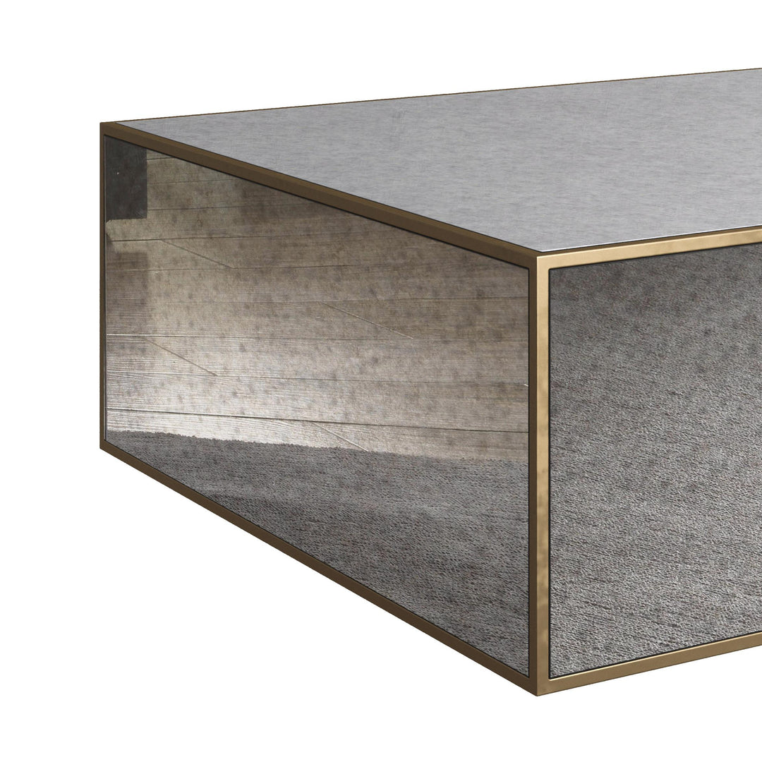 SwayLiving Lana Mirrored Large Coffee Table COFFEE TABLES