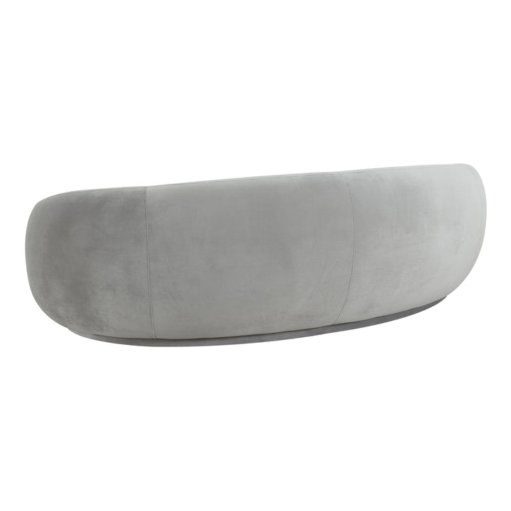 SwayLiving Kendall Light Grey Velvet Sofa SOFAS + SECTIONALS