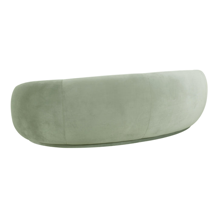SwayLiving Kendall Moss Green Velvet Sofa SOFAS + SECTIONALS