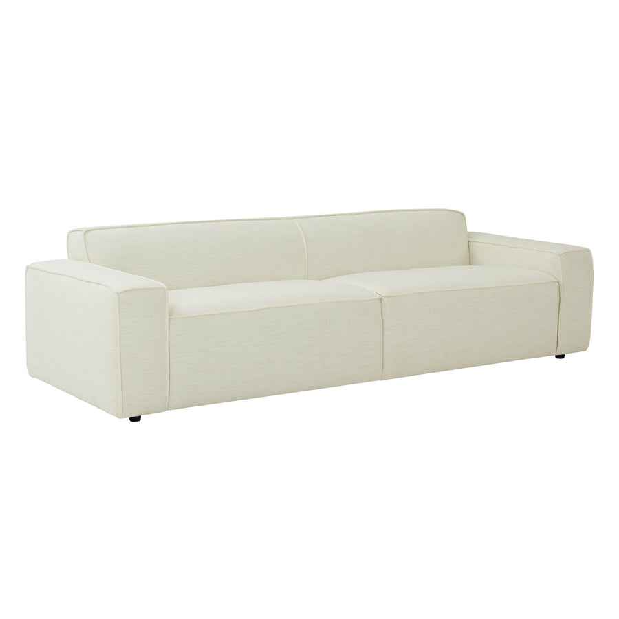 SwayLiving Olafur Cream Linen Sofa SOFAS + SECTIONALS