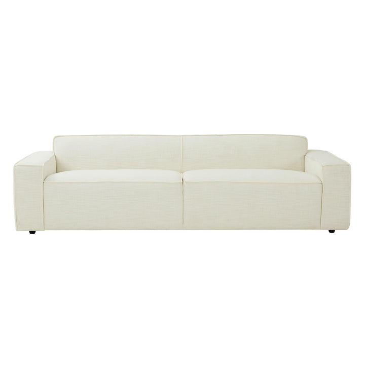 SwayLiving Olafur Cream Linen Sofa SOFAS + SECTIONALS