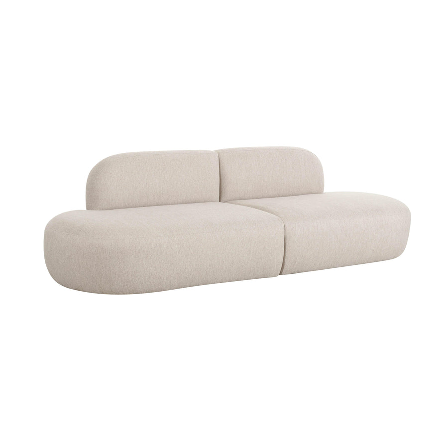 SwayLiving Broohah Beige Linen Sofa SOFAS + SECTIONALS