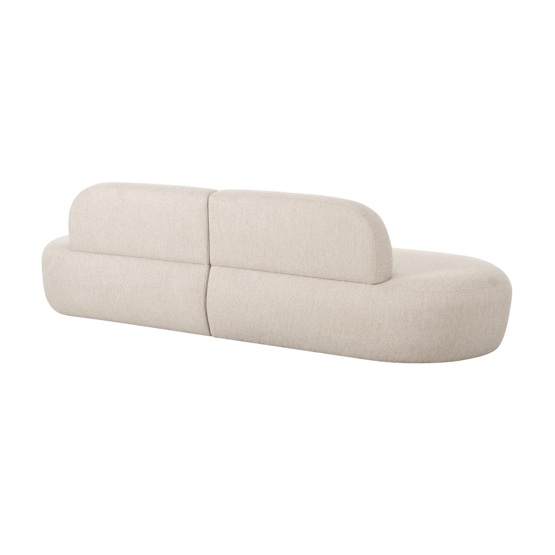SwayLiving Broohah Beige Linen Sofa SOFAS + SECTIONALS