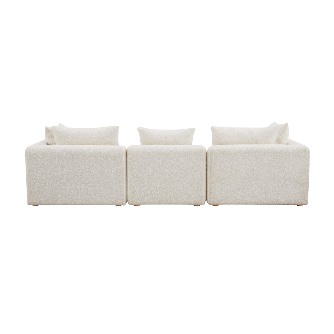 SwayLiving Hangover Cream Boucle Sofa SOFAS + SECTIONALS