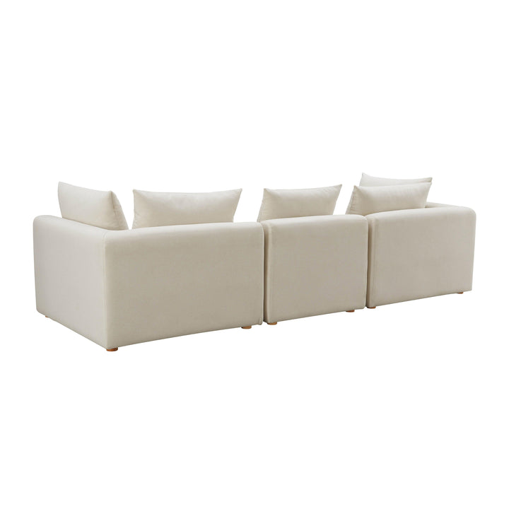 SwayLiving Hangover Cream Linen Sofa SOFAS + SECTIONALS