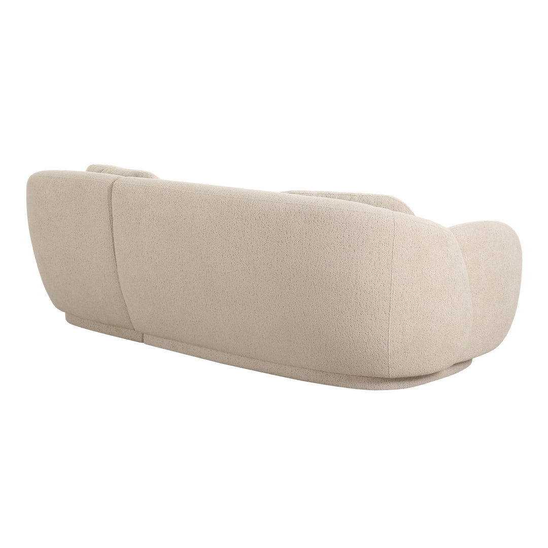 SwayLiving Misty Cream Boucle Sectional - RAF SOFAS + SECTIONALS