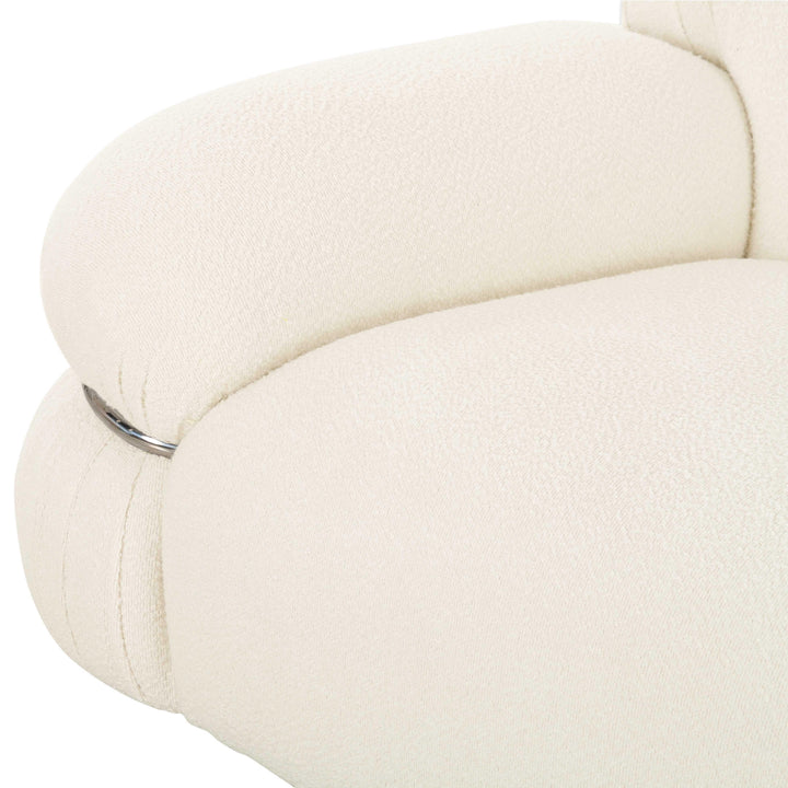 SwayLiving Leyla Cream Boucle Sofa SOFAS + SECTIONALS