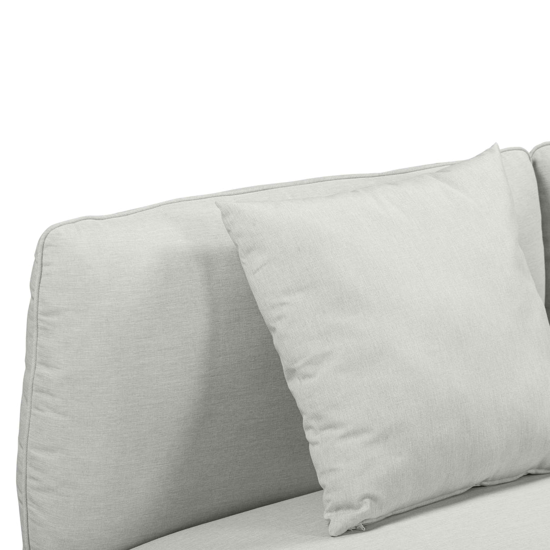SwayLiving Katti Light Grey Outdoor Loveseat OUTDOOR SOFAS + SECTIONALS