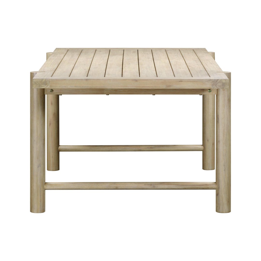 SwayLiving Gata Light Teak Outdoor Rectangular Dining Table OUTDOOR DINING TABLES